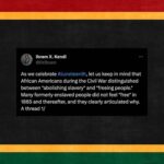 Piper Perabo Instagram - Repost from @ibramxk • As we celebrate #Juneteenth, let us keep in mind that African Americans during the Civil War distinguished between *abolishing slavery* and *freeing people.* Many formerly enslaved people did not feel *free* in 1865 and thereafter, and they clearly articulated why. A thread