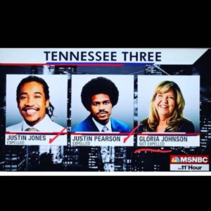 Piper Perabo Instagram - I stand with the #TennesseeThree. By standing up to the gun industry and its allies, they’re inspiring people across the country to get off the sidelines and #EndGunViolence. Rep Gloria Johnson, Rep Justin Pearson, and Rep Justin Jones, thank you for your courage. 
I am including their photos in a second slide, because the racism of only expelling the black lawmakers and not the white one does not go unnoticed by me in this abhorrent  and anti-democratic act.

“Injustice anywhere is a threat to justice everywhere.”

#TNLeg
@brotherjones_ @repgloriajohnson @justinjpearson