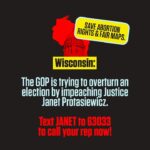 Piper Perabo Instagram - Wisconsin! The GOP is attempting to overthrow your Supreme Court election by impeaching Judge Protasiewicz. They’re afraid of fair district lines and protected access to abortion. We must fight back against this power grab! Text JANET to 63033 to make your voice heard.