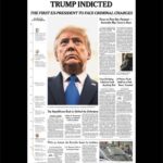 Piper Perabo Instagram - Donald Trump indicted. The front page of The New York Times for March 31, 2023.