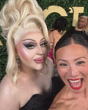 Poh Ling Yeow Instagram - AUNTY POH AACTA STORYTIME

Nearly forget to pack dress, then have to get red carpet ready in lunatic record time of 30 mins on account of complicated hotel check in. 

Frazzled as heck & enter pre-ceremony drinky poos tripping over someone’s foot & literally land in arms of my red carpet  ride or die @gigiamazonia , consistently THE smartest bird at any awards night because the wild woman always goes shoeless.

Thrilled “Adam & Poh’s Great Australian Bites” is nomd for Best Lifestyle Show (thank u @aacta ♥️) & we happily lose to @gardeningaustralia plus @costasworld is perfect ceremony hangs buddy. We discuss being genuinely confused to be in 2nd row with all the fancy ppl & are sitting behind Harry Connick Jr & his 3 lovely daughters. I chat to them but am too embarrassed to say hi to Harry. Ceremony is roughly 4 hours. Gina & I lose each other in slow migration to bar. 

2 hours pass and as per usual, recognising many people but my head is swimming. I can’t place them exactly or recall that many names & become increasingly overwhelmed. Self esteem must be improving coz in the past would be writhing like a total dropkick with terrible inner dialogue in this situ but now have no qualms withdrawing & standing in a nigel corner to decide whether to stay or tap out. Gina and I find each other again but she declares she’s wants to bop. I dig a jig (especially to tragic outdated r & b) but we’re packed like sardines in tuxedoes & frothy frocks marinating in 300% Gold Coast humidity. My feet are about to explode in heels & I can’t focus on conversations which have the added bonus of needing to be shouted over stupidly loud music. I leave the venue but decide to sit outside against a flower bed & have a genuinely restorative moment alone. There is a breeze &  I can hear my own thoughts again. Then I find my ppl. We tell each other we are ordering Ubers but wind up hanging out for some time because we have recognised we are a similar kind of alien…🙃

👗 Gratitude to @charmainedepasquale_stylist & @cappellazzocouture for looking after my threads & making me feel a million bucks, @adamliaw @melitahodge @joshmartinaustralia for the opportunity, @jopapmedia for your ♥️