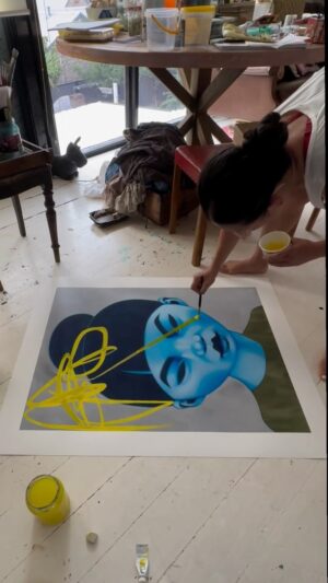 Poh Ling Yeow Instagram - I’m excited to be releasing a small collection of one off hand embellished prints. Just putting some finishing touches on them so they can be ready early next week 🙃 

To look at existing works, limited edition prints and original paintings on canvas head to my website by hitting the 
#artbypoh link in my bio ♥️

#art #artist #painter #australianartist