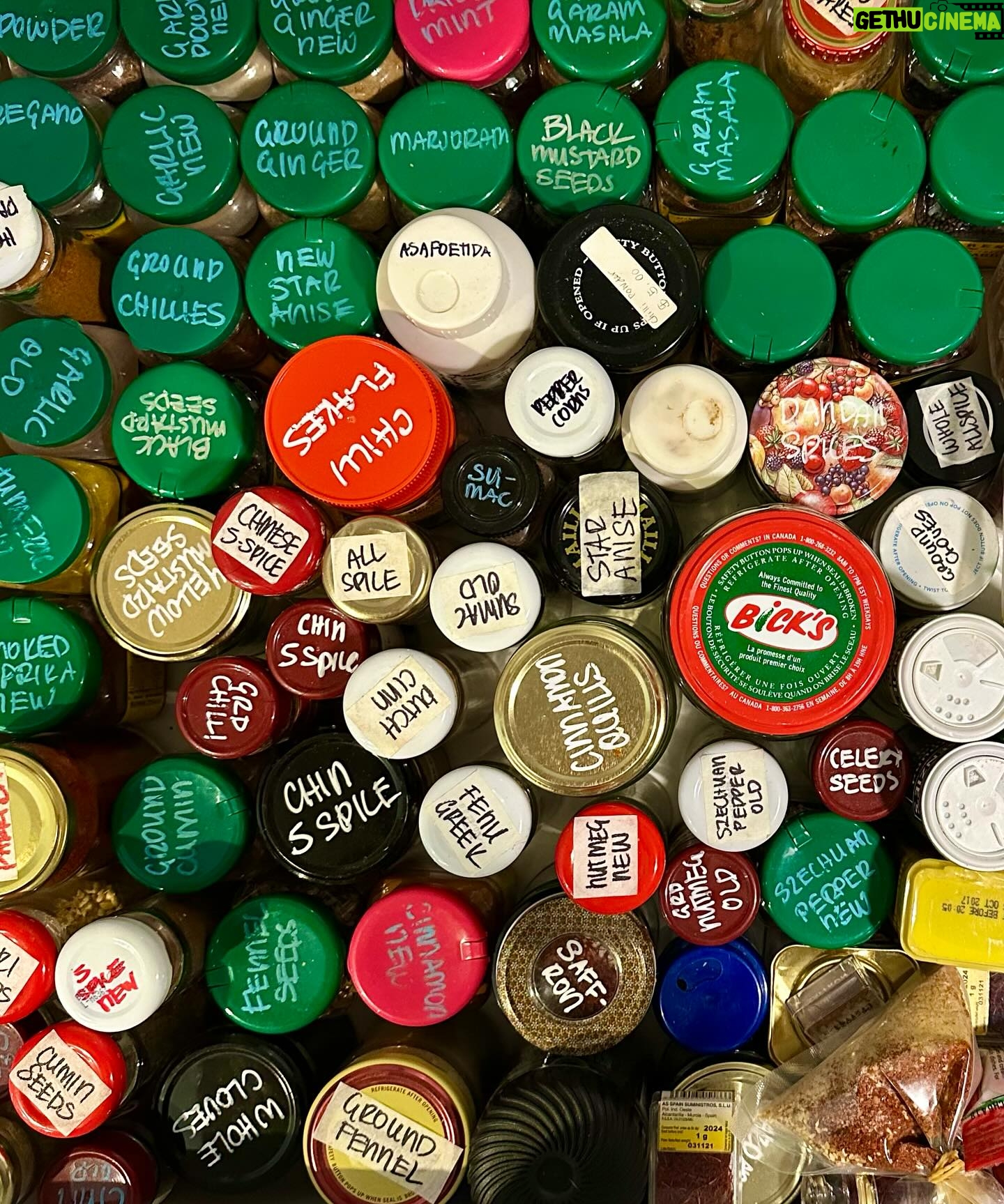 Poh Ling Yeow Instagram - Spice drawer…….and yes, I’m virtue signalling. Seriously tho, reaching out to anyone who feels like spice goob - there is hope! It was only 15 years ago (at the ripe ol’ age of 35) when the mere thought of buying a a couple of spices stressed the hell out of me. Look at me now🤓