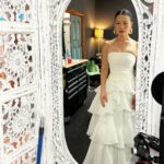 Poh Ling Yeow Instagram - Thank you @_aje_ for dressing me ♥️. And no, I couldn’t be further away from getting married 👌 My fave earrings by @melaniewoodsjewellery 💫