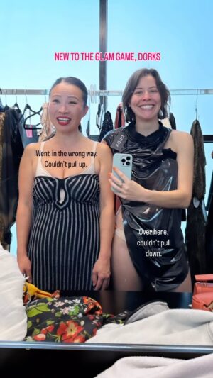 Poh Ling Yeow Instagram - Get ready with us. You will get no beauty tips.

Poh bra contortionist number is @sheikeandco | Poh’s gold & black dress is @the.official.saint.stella.m | Sofia’s black slick number is @diidathelabel | Stylist @de_mina_stylist | Poh earrings @melaniewoodsjewellery | Sofia M-U by @yvonne_borland | Sofia hair by @goochihmua | Poh hair & M-U own

PS Apologies @gigiamazonia accidentally cut the K out of your name at the end 😣