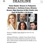 Pollyanna McIntosh Instagram - Having worked on #OuterBanks since November last year I’m glad to be able to say what I’ve been doing and to celebrate the other new additions to @obx who I’ve enjoyed working and playing with: @janthonycrane and @rjsanchez Swipe to see their dafter sides. 🤸‍♀️