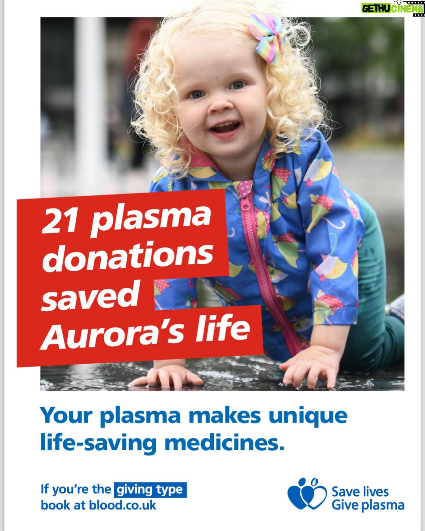 Pollyanna McIntosh Instagram - Hi! Did you know donating plasma is as easy as giving blood? Coming up is Plasma Donation Week 22nd April – 28th In the UK alone, the unique medicines made from donated plasma improve the lives of over 17,000 people - often saving life itself. Aurora is just one shining example of a life saved by donation of plasma. If you live in the Birmingham, Reading or Twickenham areas of England, could there be a better way to spend a spare hour than to save lives? ..... ? To find out more, or book your donation appointment, see the link in my bio. Big thanks ♥️ @Givebloodnhs #GivingType #GivePlasma #plasmadonationweek