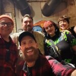 Pollyanna McIntosh Instagram - An absolute thrill to be joined by @pollyannamcintosh & @bobcatgoldthwait last night at the club! 🤩🤩🤩 We’re starting a new-wave indie rock band “Lighthouse Lumber Party” 🤟 @whatascream @vinnymccomedy @mullarkeycomedy @damianclark #dublin #comedy