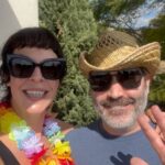 Pollyanna McIntosh Instagram - Two geeks having a birthday together. Love you David! Love y’all out there. I’m 45 today and it feels great! Whatever age you are I hope you’re celebrating being ALIVE! Happy happy birthday to another twin from another year: @gnicotero Big love!!!! ❤️