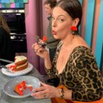 Pollyanna McIntosh Instagram - Hello from me, me, me and a couple more me-s. I’ll be here aging happily. As the wonderful @bethstelling puts it in her fantastic new special: “I’m taking this opportunity to announce that I will be aging. There has to be a control group in LA…” 😂 No shade to those who have a go with various methods of werk on themselves. I’m just challenging myself to celebrate the changes rather than fight them. Aging is a privilege. Join me if you’re feeling lucky. Big love ❤️ P Thanks to Dublin based @aimees.works for gorge makeup in cake shot and one after.