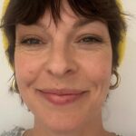 Pollyanna McIntosh Instagram - Hello from me, me, me and a couple more me-s. I’ll be here aging happily. As the wonderful @bethstelling puts it in her fantastic new special: “I’m taking this opportunity to announce that I will be aging. There has to be a control group in LA…” 😂 No shade to those who have a go with various methods of werk on themselves. I’m just challenging myself to celebrate the changes rather than fight them. Aging is a privilege. Join me if you’re feeling lucky. Big love ❤️ P Thanks to Dublin based @aimees.works for gorge makeup in cake shot and one after.