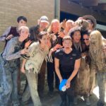 Pollyanna McIntosh Instagram - Heroes with the shit haircut on. This is #TWDWorldBeyond walkers and crew’s playfulness with my stunt double’s wig but thought a fitting post after episode 3 of #TWDTheOnesWhoLive last night. #TWDFamily #TheWalkingDead
