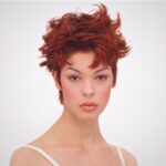 Pollyanna McIntosh Instagram - I hardly recognize myself. 13. One of or possibly the first modelling pic I ever did. Was spotted by Edinburgh hairdresser @charliemillersalons when out after school staring at a jumper I couldn’t afford to buy and was asked to model for them. I remember it well “Pout, pout….More!” I think I look a wee bit like @lauryncanny here. Happy Monday you gorgeous folks. Hope you’re more willing to share a smile than this wee pouter. ✌️❤️💄