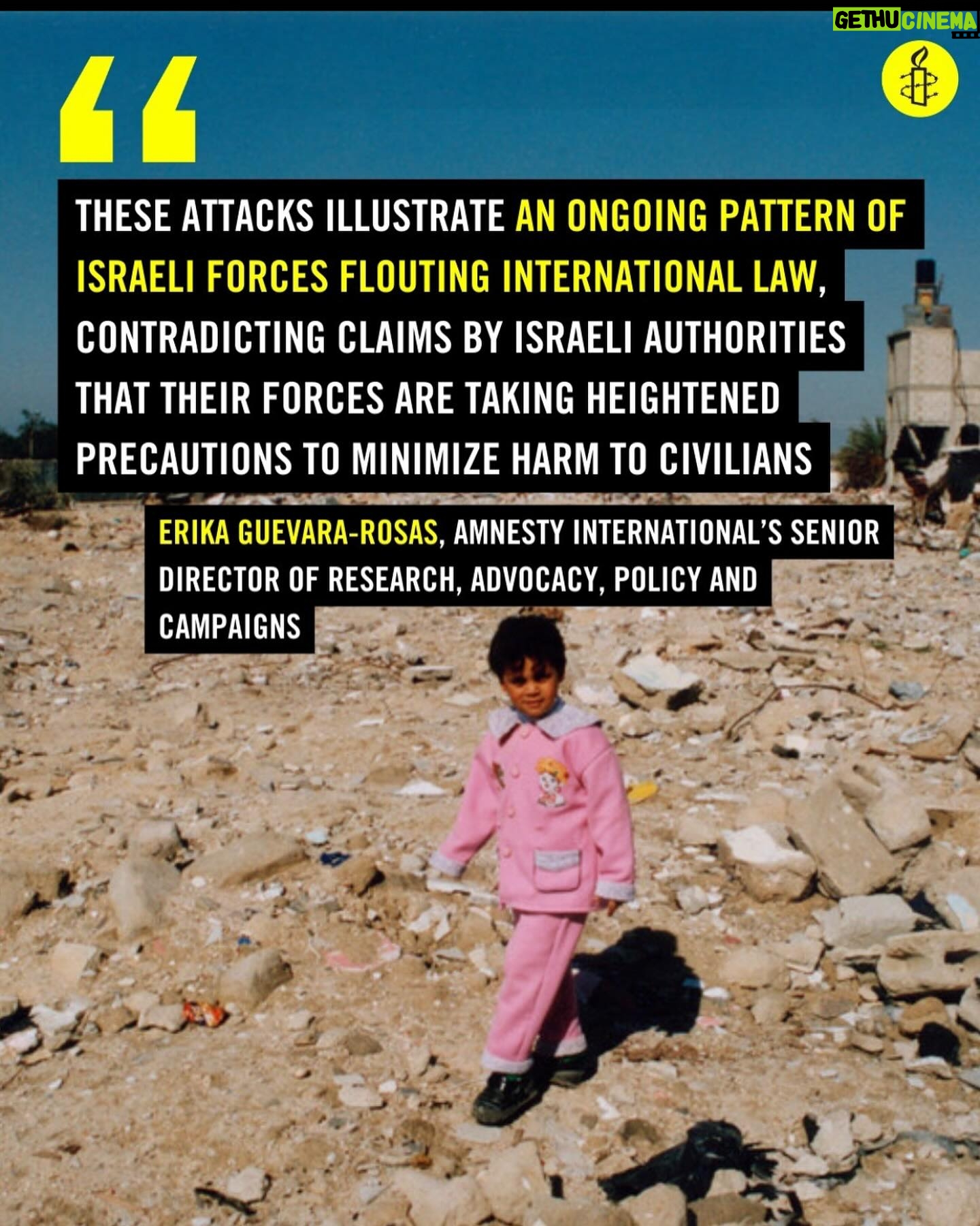 Pollyanna McIntosh Instagram - @amnestyireland Thank you for your work. #CeasefireNow #AllEyesOnRafah #StopTheGenocide