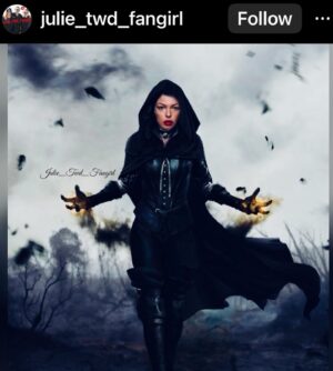 Pollyanna McIntosh Instagram - Thoughts. ✌️❤️💀 #TWDFamily #TheWalkingDeadFamily