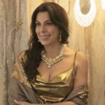 Pooja Bedi Instagram - Decided to add a bit of glamour to my goa life that normally has me in work clothes and no make up. Like it? Btw... How many dragonflies can u spot? @shashang_iyer thanks for the lovely shots. @seerathmystique u have magic in your brushes.❤️ @dailyvoguejewellery Your jewellery is FABBBB!!! Location: @happysoullifestyle shop in goa.