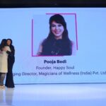 Pooja Bedi Instagram - Yes!!! I do love love love Awards!! But this one is SUPER SPECIAL for 3 reasons. 1. Its for being an INSPIRING woman and I'm so thrilled to have been able to bring about positive change in the lives of others. Its a huge driving force for me. To see the world a healthier and happier place. 2. It acknowledges my brand Happy Soul and company Magicians of wellness India pvt ltd which is focused on holistic wellness. Mental, emotional, physical, spiritual, sexual, social & environmental wellness. 3. The AMAZING @sushmitasen47 who has been a pillar of inspiration for women World over presented it to me. It's so important to walk your talk. And most importantly to acknowledge that every single one of us has the ability to being about positive change in the lives of others... whether awards validate it or not. May you all inspire and be inspired. Life is so incredible when vibrations are positive. @economictimes #etawards2024 #inspiringwomenleaders2024 @happysoullifestyle @magiciansofwellness @onextelcommunicationmedia