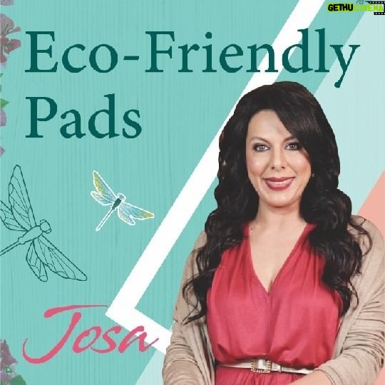 Pooja Bedi Instagram - Periods are red, bloody and painful.❤️ But have u heard of a green period? 💚 Should our periods cost the environment? Comment with your thoughts ❤️💚 Watch the full video on our Happy Soul YouTube channel. https://youtu.be/taKz-IqK_po @josa.hygienic Thankkkkkkkkk you @jaysinghal_ for the fab videos @rekhahariyani26 for the amazing hair. @aafreenmakeupandhair for making my face light up