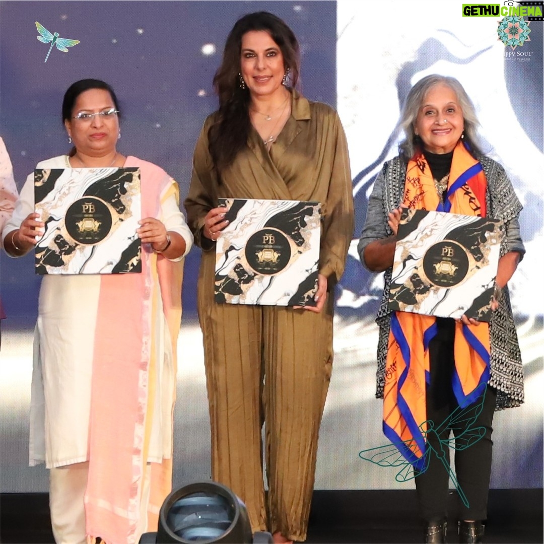 Pooja Bedi Instagram - AWARDS!!!! For all my work in the field of Wellness. I believe in the 7 P's--- Passion, Purpose, Product, Principles, Persistence, Prayers, Postivity! thank you @herald.global for recognising my 7 P's in Wellness and my vision for @happysoullifestyle and @magiciansofwellness Taking wellness to the masses and the classes is a rewarding one, personally and professionally. Cheers to a healthier and Happier society and planet. @rohankhaunteofficial @saimiksen