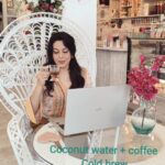 Pooja Bedi Instagram - What can u do at my @happysoulcafe_goa ? Try our DELICIOUS drinks. Like sip the delicious coconut water & coffee cold brew while working at our happy cafe, Or Bite into the healthiest & tastiest food like our version of #florentineeggs eggs named fa's Florentine eggs after my darling @farahkhanali who loves em❤️ Pick a great Read from our selection or get inspired by our #affirmationcards . And shop to your hearts content at our Cafe retail @happysoullifestyle for the bessssst wellness food, drink, hair care, skin care products from across the country. Come visit us soooooon!!!! ❤️❤️❤️