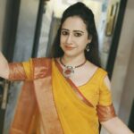 Pooja Joshi Arora Instagram – Thank you so much for this wonderful saari @rachna_handloom .guys these Chanderi saaries are handmade so pls do buy sharing contact detail 7400661032