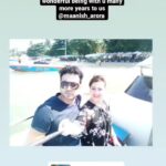 Pooja Joshi Arora Instagram – Happy anniversary my Love 😘 it’s been wonderful being with you many more years to us @maanish_arora