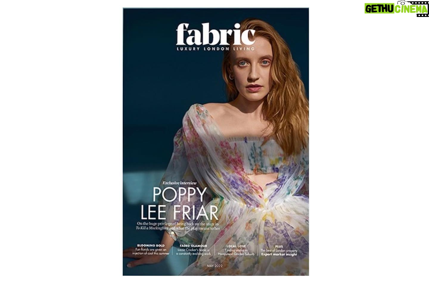 Poppy Lee Friar - 2.1K Likes - @londonfabricmag thank you for speaking with me about acting, the industry and #tokillamockingbird 💛 big up @penclem.creates @sylvainhomo @lauraweatherburn @pauldonovanhair @annagibson_mua #fashion#magazine#photography#actors#fabricmagazine#interview#theatre @mockingbirdwestend