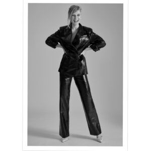 Poppy Lee Friar Instagram - More from the shoot with @make_magazineuk 🖤📸 merci beaucoup! @chloemallettphoto @ursula_lake @richardscorer @ruthwarriormakeup @_sophielwilson #fashion#2022#poppyleefriar#makemagazine#blackandwhite