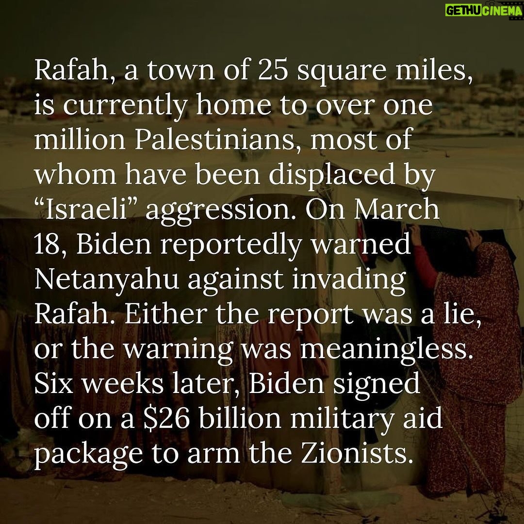 Poppy Liu - 2.6K Likes - 1.5 million palestinians displaced. 610,000 children sheltering in rafah as it is currently being invaded. 40,000 murdered, 14,000 of whom are children. 1000’s more still crushed under the rubble. 8,000 palestinian hostages held illegally in israeli jails. 1,000 children who have received amputation without anesthesia. 500 doctors and medical professionals targeted, tortured,and killed. 150 journalists (and their families) targeted and killed. every single university in gaza destroyed, almost the entirety of gaza decimated by bombs. now the only border crossing has been closed by the IOF, and israel’s ground invasion of rafah begins.
we will have to look back on this time, we will have to tell our children about gaza, they will ask us how this could’ve happened. how will you answer? who were you at this moment? what did you do? stay focused, stay vigilant, all eyes on rafah.