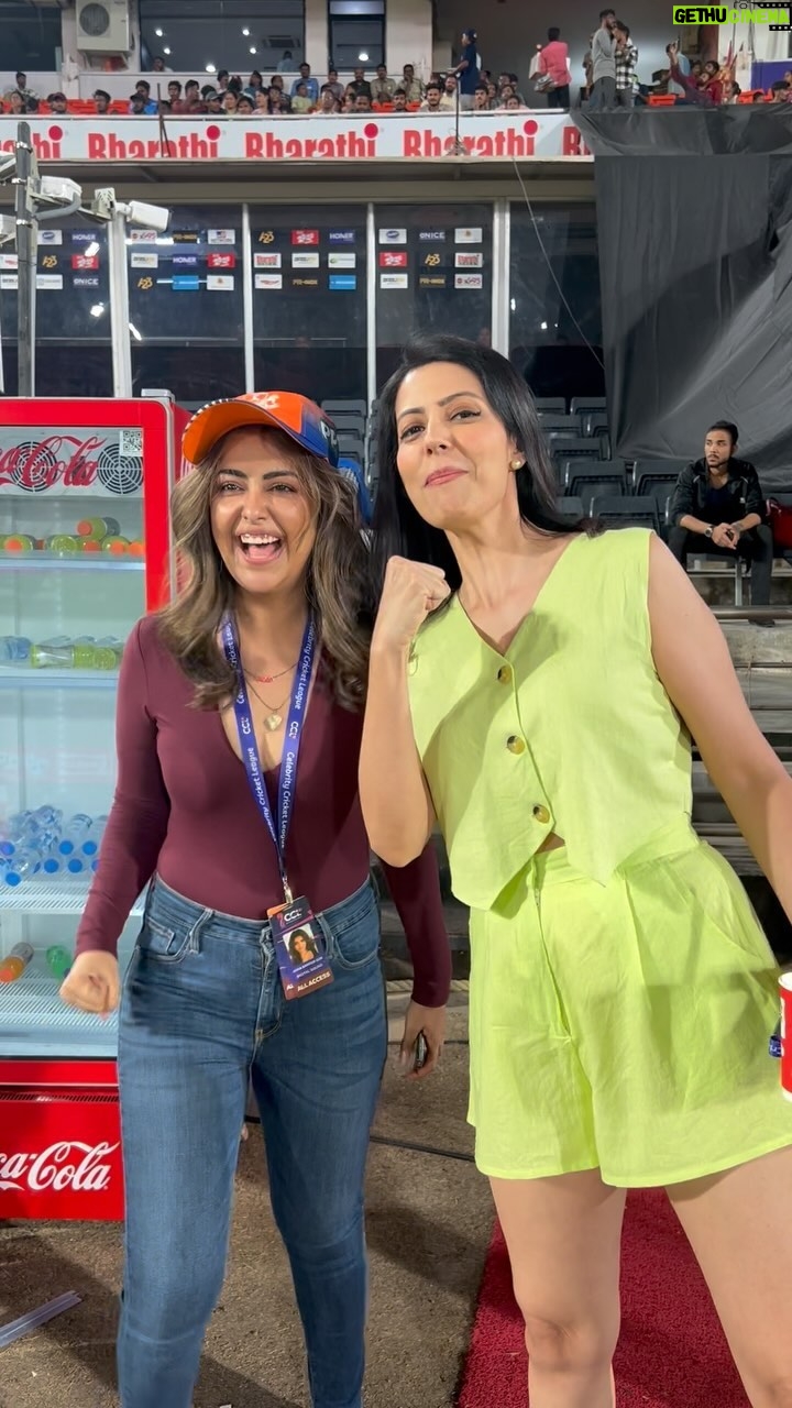 Poppy Jabbal Instagram - @poppyjabbal brings @avikagor to boost the @punjabdesherccl team’s luck, adding some extra charm and support to their cricketing quest! @honer_homes Presents CCL Hyderabad #CCL2024 from February 23rd - March 25th and will be Live on JioCinema and Sony Ten 5. #A23 #Parle2020 #CCLSeason10 #DanubeCCLUAE #TruckersUAE #CCLUAE #Chalosaathkhelein #CCLonJioCinema #CelebrityCricketLeague #JioCinema @a23rummy @parle2020cookies @danubeproperties @bharathicementofficial @officialjiocinema @sonysportsnetwork @ccl.uae @truckersuaey