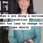 Poppy Jabbal Instagram - Lazy actor syndrome... I never wanna get out of my gym shorts , they are the best #funny #caught #fauxpar #oops #lazy #funnyvideos