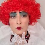 Poppy Jabbal Instagram – Who’s been painting my roses red?

THE QUEEN OF HEARTS  is angry 😠 😡 

It’s Halloween 🎃 

#aliceinwonderland #Halloween #halloweenmakeup #queenofhearts #redhair #drama #costume #funny #scary