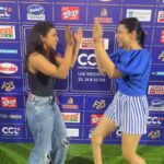 Poppy Jabbal Instagram - @poppyjabbal and @samyuktha_hegde rock out for the @karnatakabulldozersccl @danubeproperties Presents CCL UAE Weekend #CCL2024 starts from February 23rd - March 25th and will be Live on JioCinema and Sony Ten 5. #A23 #Parle2020 #CCLSeason10 #DanubeCCLUAE #TruckersUAE #CCLUAE #Chalosaathkhelein #CCLonJioCinema #CelebrityCricketLeague #JioCinema @a23rummy @parle2020cookies @danubeproperties @bharathicementofficial @officialjiocinema @sonysportsnetwork @ccl.uae @truckersuae