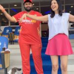 Poppy Jabbal Instagram - @musicthaman and @poppyjabbal groove to the beats of abrar’s entry, after an incredible win for @telugu.warriors. PS: The cat was a paid actor. @danubeproperties Presents CCL UAE Weekend #CCL2024 from February 23rd - March 25th and will be Live on JioCinema and Sony Ten 5. #A23 #Parle2020 #CCLSeason10 #DanubeCCLUAE #TruckersUAE #CCLUAE #Chalosaathkhelein #CCLonJioCinema #CelebrityCricketLeague #JioCinema @a23rummy @parle2020cookies @danubeproperties @bharathicementofficial @officialjiocinema @sonysportsnetwork @ccl.uae @truckersuaey