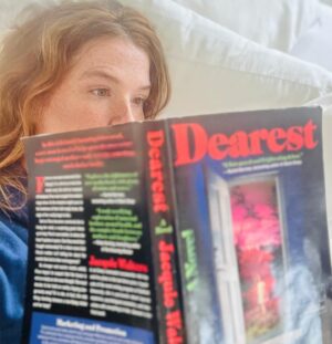 Poppy Montgomery Instagram - I. CAN. NOT. PUT. THIS. BOOK. DOWN. 😱 Do yourself a favor and pre-order it NOW ! @jwalterswrites #Dearest @mulhollandbooks 

#notanad
