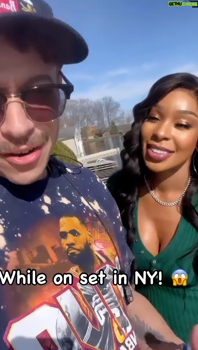 Porscha Coleman Instagram - Meanwhile, on Day 4 in New York, this happened! π± I took my shoes off, hiked my dress up, and went right in that water within 30 seconds! He saw it ALL happen and was going to go in the water but I beat him to it. LMAO. I went on π₯ 10mins later. A day to remember π #fyp #foryou #foryourpage #reels #reelsinstagram #reelsinsta #setlife #set #ny #newyork #porschacoleman #adaytoremember #memories #laughs #jokes #iphone15