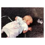 Portia Doubleday Instagram - This is me as a child. .....staging my own death in hopes my mom releases me from my leash. Captions?