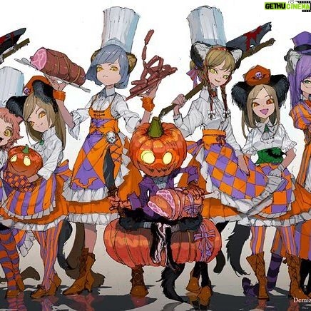 Posuka Demizu - 18.9K Likes - Lets Party!🎃---Butcher