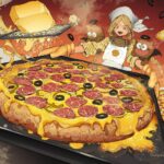 Posuka Demizu Instagram - After all, pizza is the best‼️✨ ——— Hello everybody! Today is my birthday.✨Can you celebrate my birthday with pizza?🎉🍕