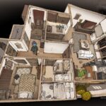 Posuka Demizu Instagram - Ideal home🏠 My ideal house ~. I want to learn 3D software eventually.☺️ Is this house smaller than you think?