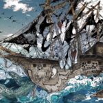 Posuka Demizu Instagram - PESCA! ------ This is a ghost of the fishing ship. It sometimes rises to the surface and sells dried fish.