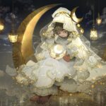 Posuka Demizu Instagram - Have a great night. 🌙✨ ーー I support people who work hard for an important month.🌙　 This is my OC☺️