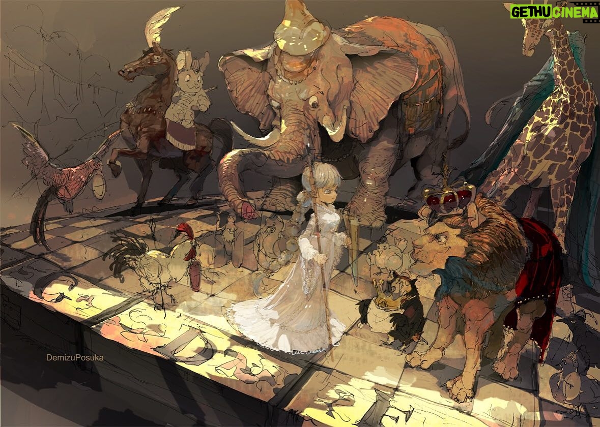Posuka Demizu - 15.8K Likes - Queen♟
-------
Do you know the Animal-shogi? I wish there is an Animal-chess ♟ :)
