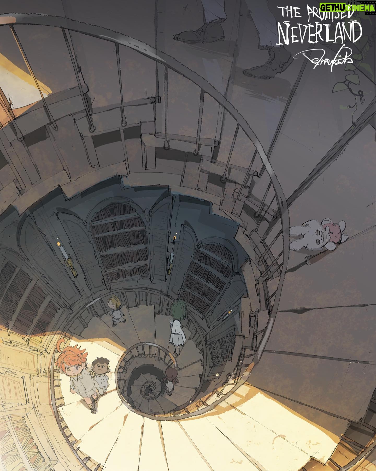 Posuka Demizu - 17.5K Likes - The Promised Neverland 6th Anniversary!