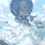 Posuka Demizu Instagram - What a nice weather！⛅️ ーーー #illustration #parasol #degitalart #whitedress