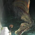 Posuka Demizu Instagram - Feeding time --- #illlustration #digitalart #spinosaurus #dinasour