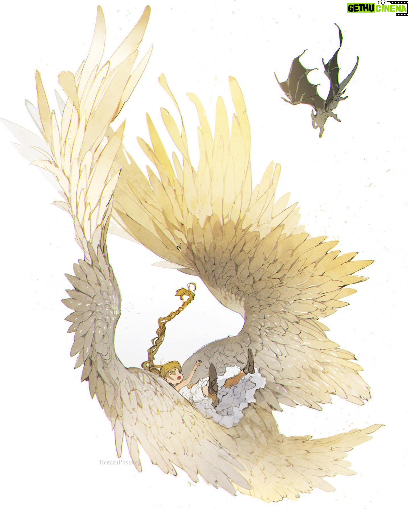 Posuka Demizu - 21.2K Likes - Hm...It's a little too heavy🦢