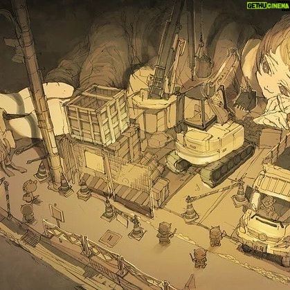 Posuka Demizu - 20K Likes - I like the construction site at night.👀