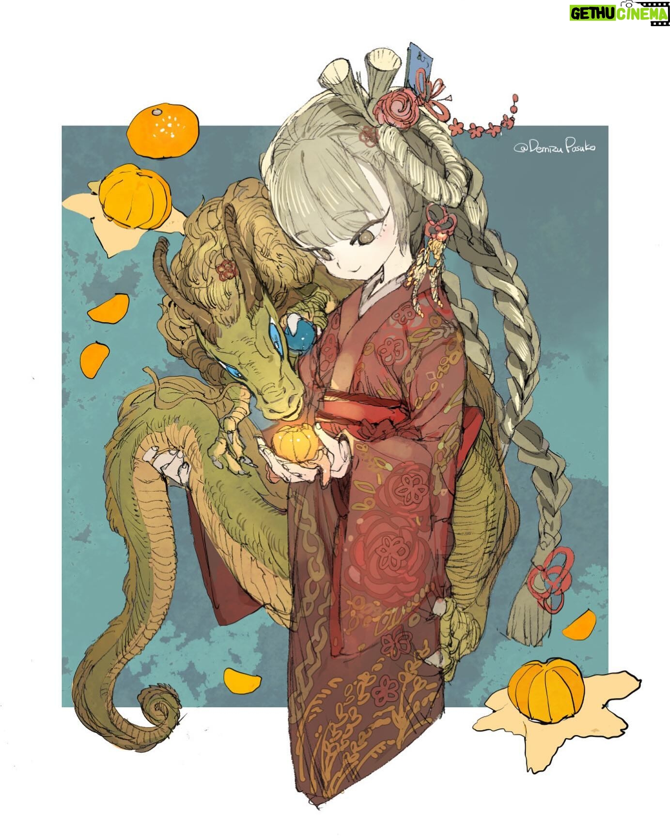 Posuka Demizu - 15.8K Likes - Mandarin oranges and new year
ーーー
🎍Happy New Year!🎍