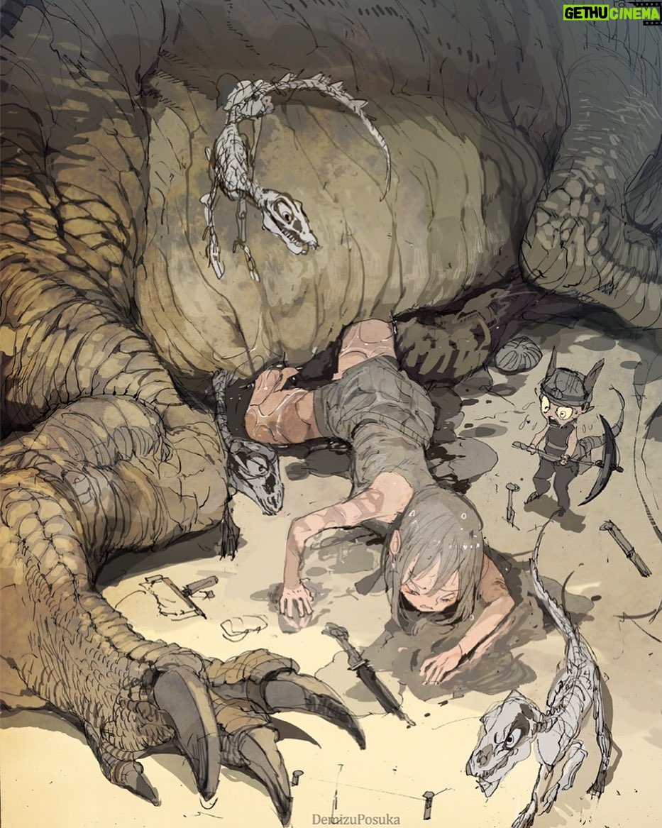 Posuka Demizu - 17.7K Likes - Excavation of fossils